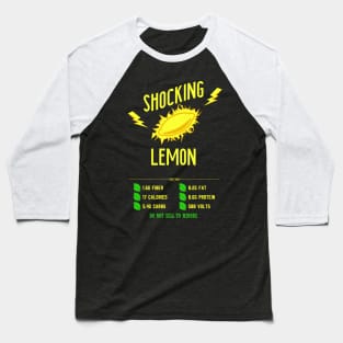 Shocking Lemon v2 Baseball T-Shirt